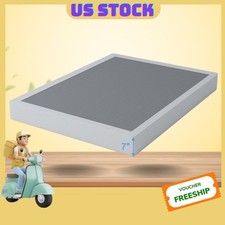 Full Size Box Spring - 7 Inch High Profile Metal Mattress Foundation