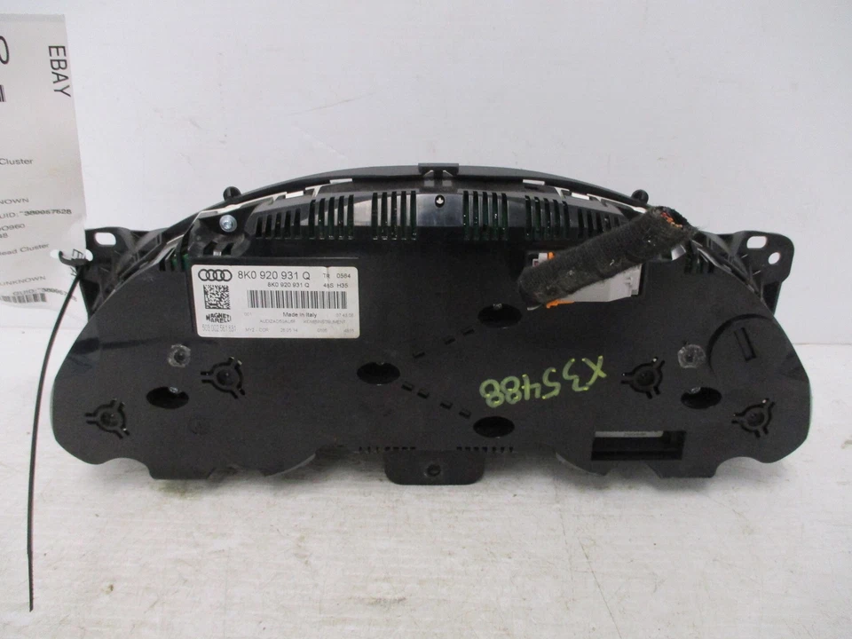 2015 Audi S4 Speedometer Speedo KPH Cluster ID 8K0920931Q OEM Foto 3 de 4