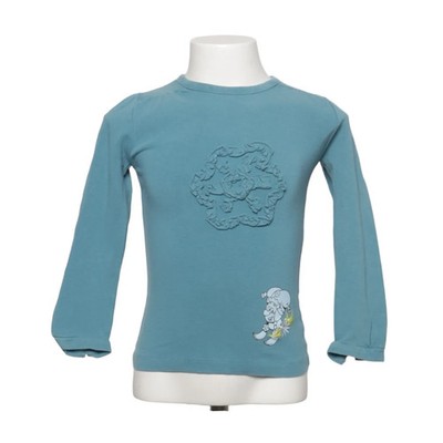 Plop, Langarmshirt, Größe: 104, Blau, Baumwolle/Elasthan, Print, Mädchen #6by