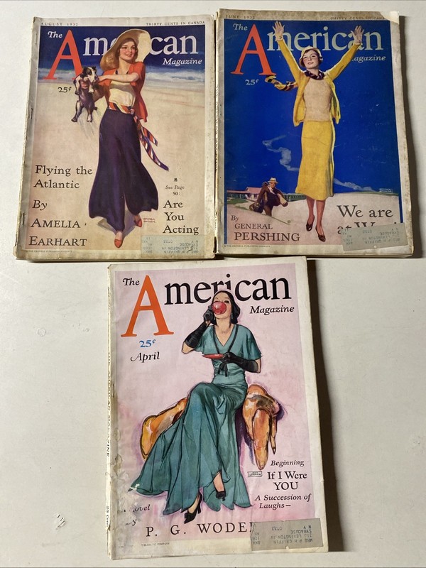 3 American magazines 1931/32