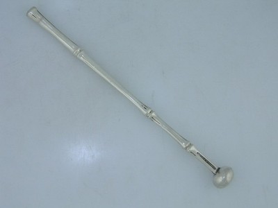 Rare Sterling Silver Tiffany & Co Muddler / Stirrer Bamboo ~$395