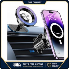 Magnetic Car Phone Mount for MagSafe Dashboard Holder 360  Rotating Strong Magne