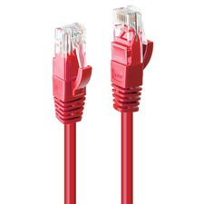 Image of Lindy 2M Cat.6 U/Utp Network Cable Red. Cable Length: 2 M Cable Standard: Cat6 C