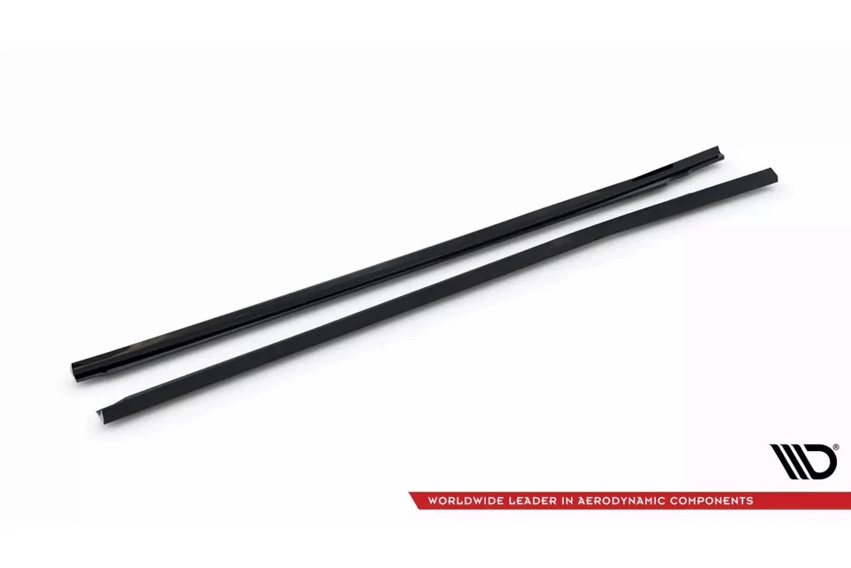 Minigonne Splitter Laterali Maxton Nere Lucide Bmw Serie 1 F40 Standard 2019- - Immagine 4 di 4