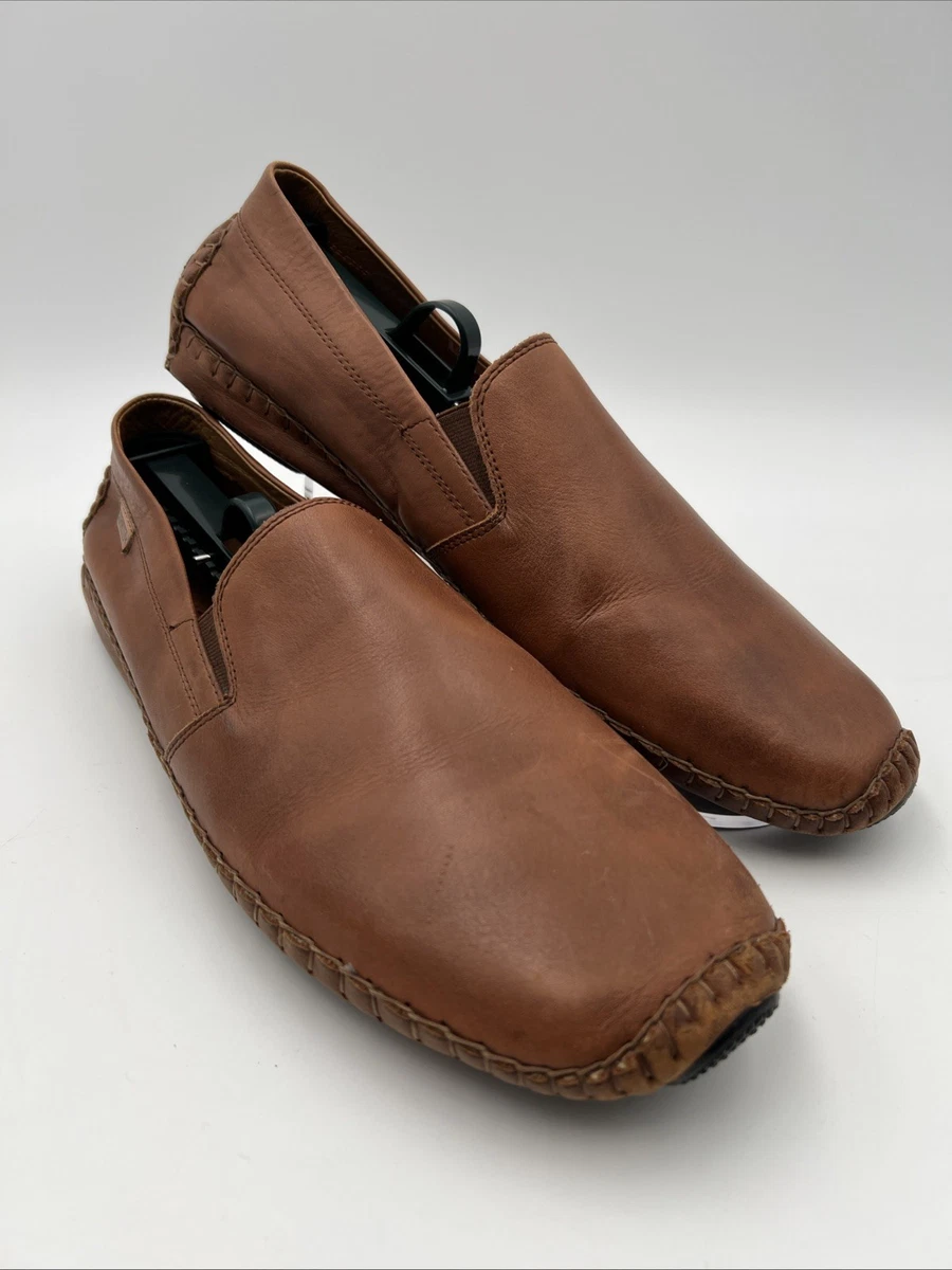 Pikolinos Altet M4K-3117 Brown Calfskin Leather Slip On Loafers Mens 9.5 EU43 Te pikolinos mens products for sale | eBay main image 4
