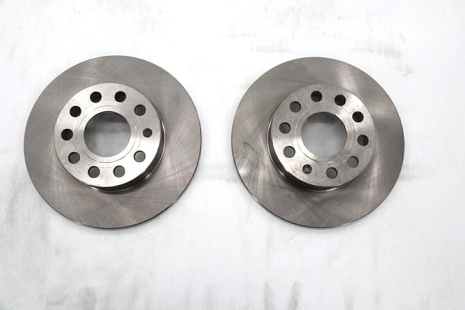 Se adapta a Volkswagen Rabbit 2007 2008 2009 10,24 rotores de freno de disco traseros pastillas de cerámica* Foto 3 de 4