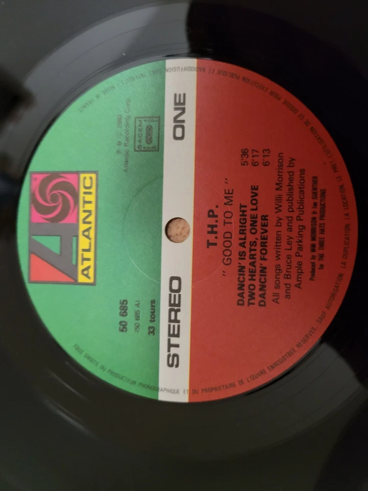 LP album 12 " -   THP – Good To Me 1979 	Electronic, Funk / Soul Style: Disco - Photo 3/4