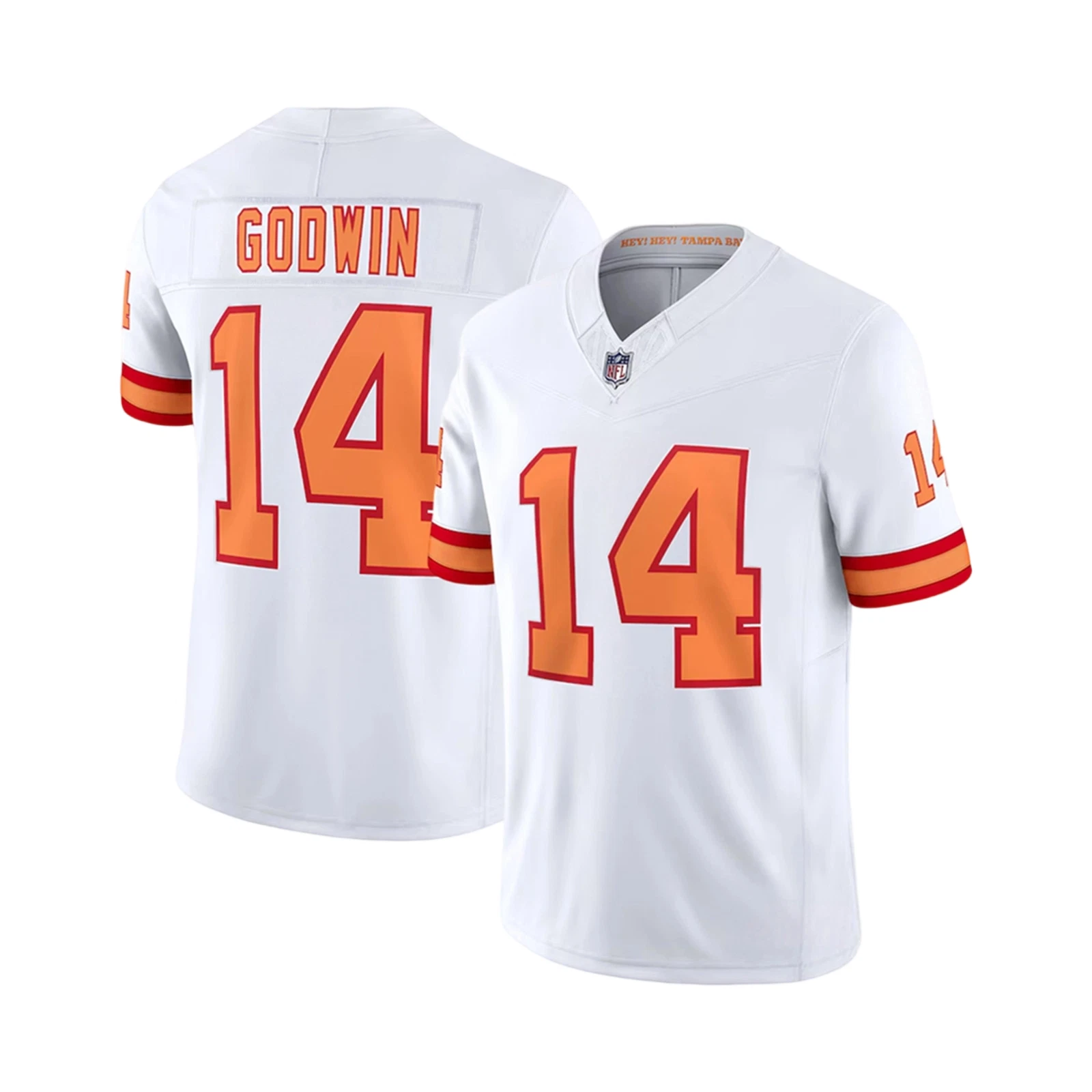 Men's '76 Buccaneerss White Jersey Jersey