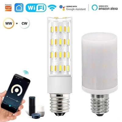 Smarte E14 Lampe WiFi+Bluetooth Tuya CCT 2700 6500K Dimmbar 4W/4,5W