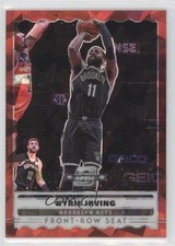 2019 Contenders Optic Front Row Seat Red Cracked Ice Prizm Kyrie Irving #14 00zd