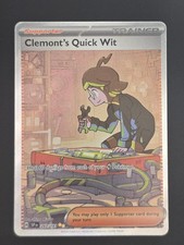 Clemont's Quick Wit - 243/191 SV08: Surging Sparks Pokemon TCG NM on eBay