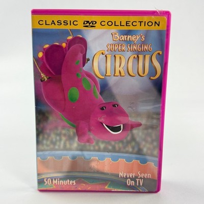 Barney Super Singing Circus DVD Classic Collection 2000 Lyons HIT Pink Case
