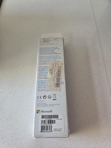 Microsoft Surface Pen (Model 1776) microsoft stylus Opened NEW - Afbeelding 2 van 3
