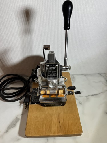Kingsley Hot Foil Stamping Machine - M50 2-Line - Excellent Condition