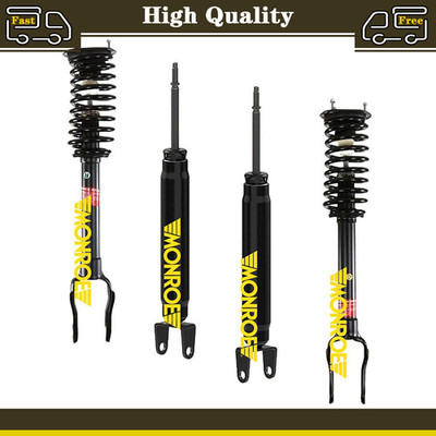 Monroe Front Struts OEM & Rear Shocks For 2011-2015 Jeep Grand Cherokee 2WD