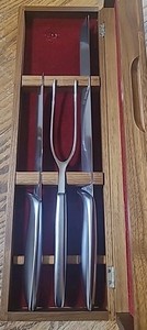 VTG 1950s Gerber Legendary Ron Snickersnees and Durendal Carving Knife Box Set