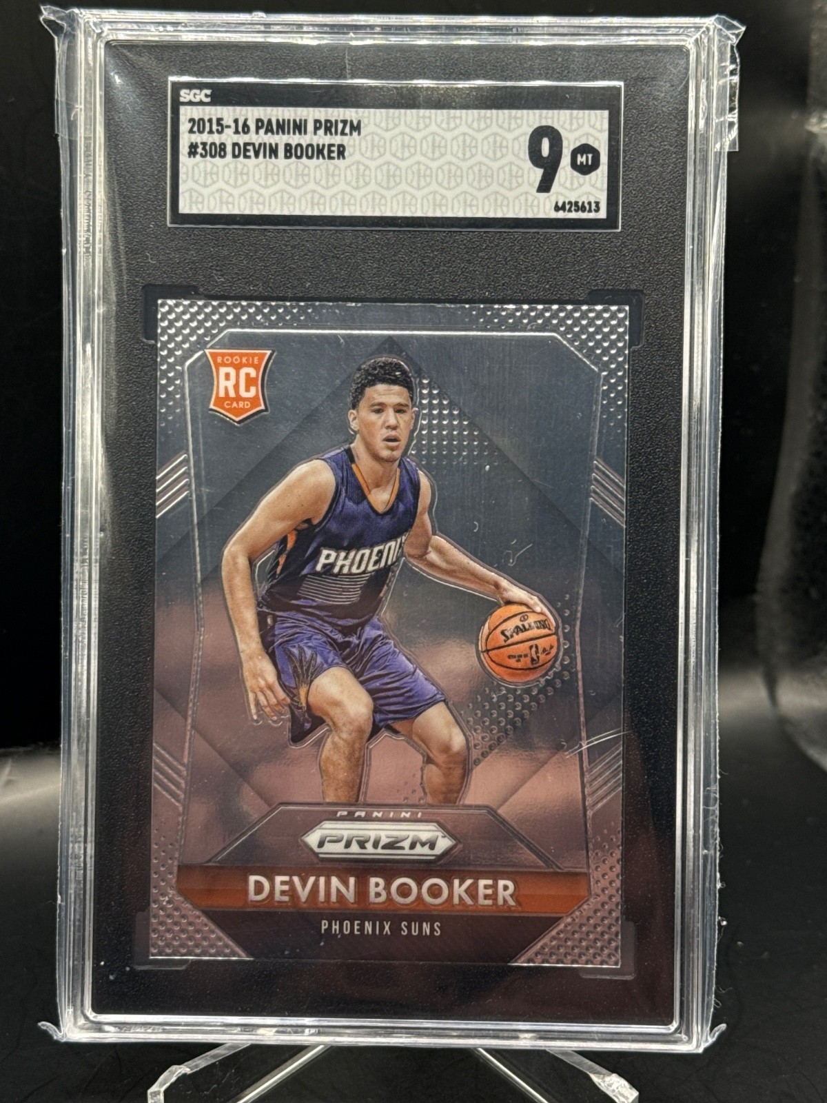 2015-16 Panini Prizm Devin Booker RC Rookie #308 SGC 9
