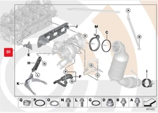 BMW 125d 325d Turbo Repair Kit Genuine BMW 11652411468