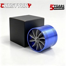 Fan Car Air Intake Turbonator Engine Turbine Super Charger Gas Fuel Saver