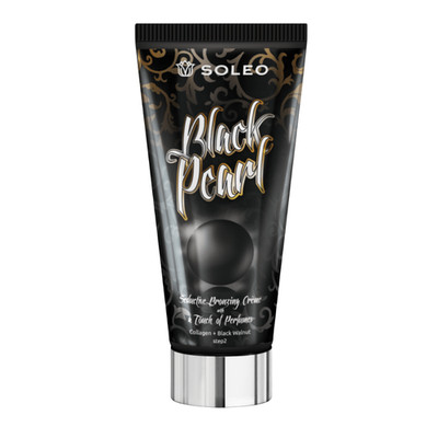 SOLEO Black Pearl Bronzing Creme 150 ml Bräunungsbeschleuniger Solarium Kosmetik