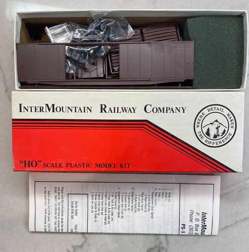 InterMountain 40698 Unbedruckter HO Boxcar Mit 8' Doppeltüren | Zustand: Neu