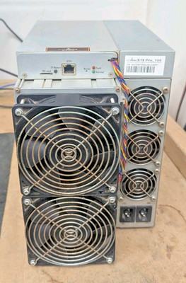 Bitmain Antminer S19 Pro 105TH/s Bitcoin Miner Crypto ASIC 105T Vnish Firmware!