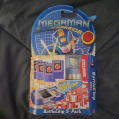 2004 MEGAMAN NT WARRIOR BATTLECHIP 5 PACK MATTEL SEALED MEGA MAN Rough Condition