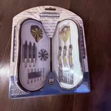 Dart Set Halex 22 Gram Bristletech Steel Tip Set Metal Case 80% Tungsten