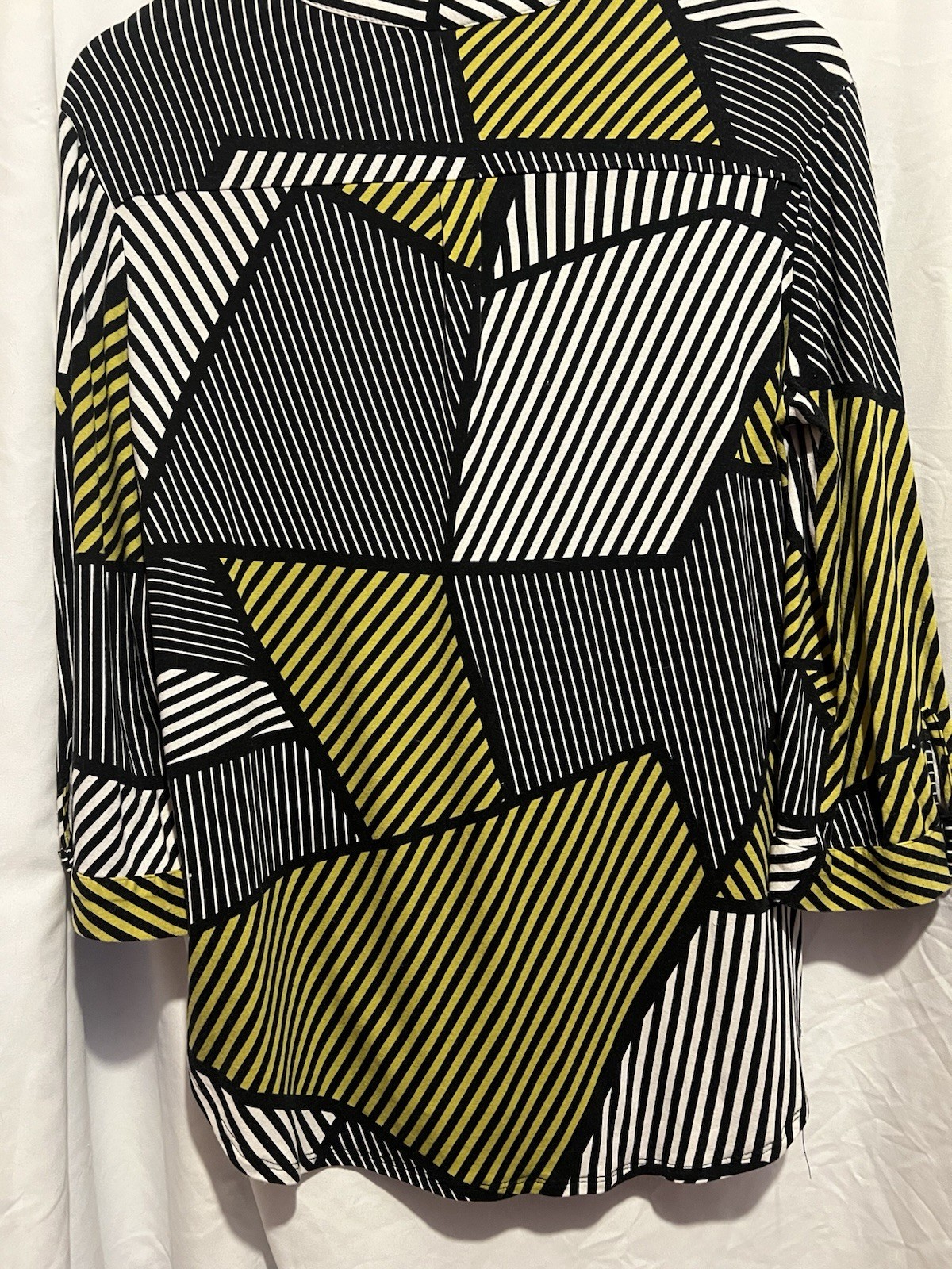 Wallis Geometric Patterned Long Sleeved Tunic Top… - image 7