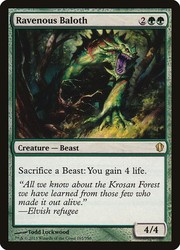 Ravenous Baloth 165 Rare Commander 2013 Magic: The Gathering