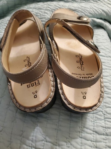 Finn Comfort Sandalen Metall Bronze/Gold Leder Größe EU 6 1/2D US 9 NEU Neu ohne Karton - Bild 7 von 10