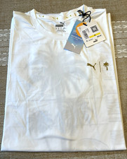 Puma X Palm Tree Crew Graphic Golf Men's T-shirt White Size Medium New
