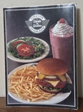 1997 Steak 'n Shake Restaurant Menu Steakburgers Breakfast Milkshakes Laminated