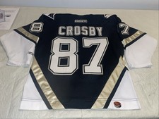 Sidney Crosby Pittsburgh Penguins Ccm Jersey Mens Medium Sewn Black Clean 2005