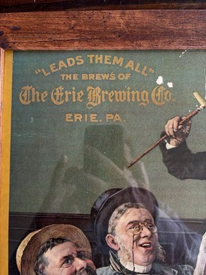 Koehler Beer Erie Brewing Co. Erie PA Framed Print Jolly Good Fellow 1909 Print