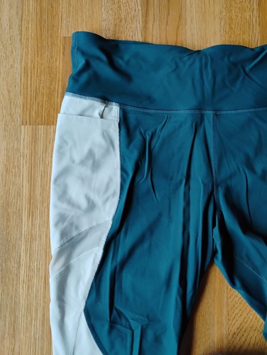 Leggings Avia Active verde acqua taglie forti XXL (20) 2 tasche multimediali abbigliamento attivo - Foto 4 di 8