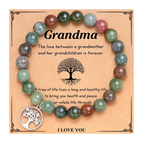 Grandma Gifts Mothers Day Birthday Valentines Christmas Grandmother Bracelet Bes - Foto 1 di 7