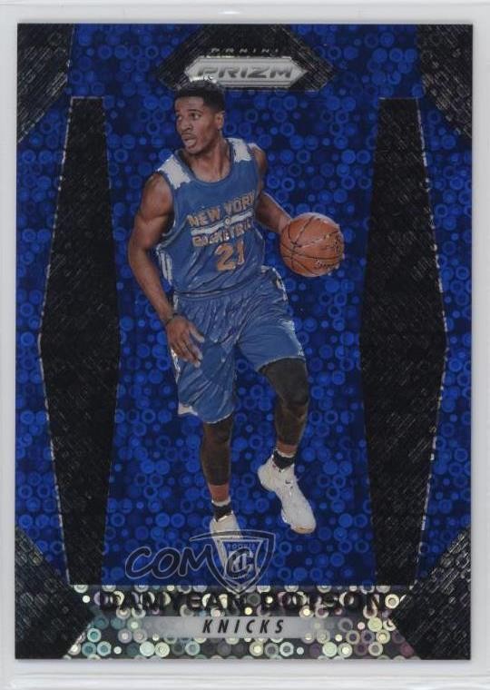2017-18 Panini Prizm Fast Break Blue Prizm 169/175 Damyean Dotson #272 14mi