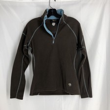 Mountain Hardware Fleece Women's Small Pullover 1/4 Zip PolarTec Jacket Hiking