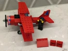 LEGO 6615 Classic Town Eagle Stunt Flyer 1996 Red airplane Biplane 99% Complete!