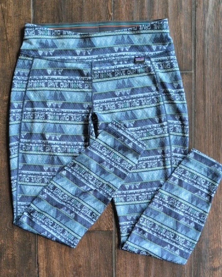 Patagonia Save Our Home Capilene® Midweight Baselayer Bottoms - Women's Small