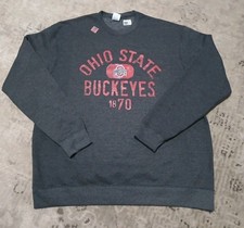 Ohio State Buckeyes Vintage 1870 Dark Heather Sweatshirt Men's XL Chest Logo