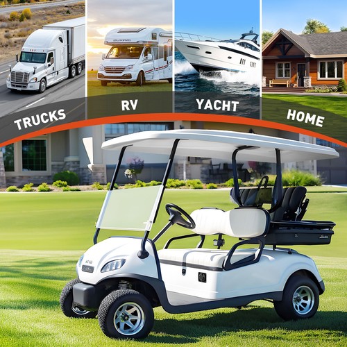 Golf Cart Charging AC Port Adapter 3 Holes, 110V AC 36V For Noco GCP1 EZGO TX - Picture 8 of 8