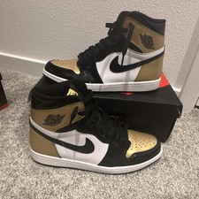 Jordan Air Jordan 1 Retro OG NRG Gold Toe Black/Metallic Gold/White 861428-007