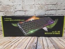 E-Gaming Backlit Keyboard Black Multimedia Keys Rainbow LED Effect 104 Keys