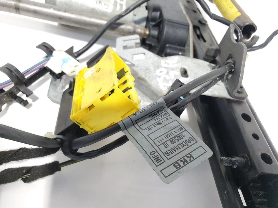 BMW Z4 2003 2004 2005 2006 2007 2008 OEM base de asiento izquierdo con cables de motor Foto 3 de 4