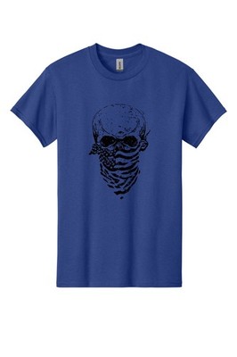 Men's American Distressed Flag Skull T-Shirt USA Patriotic Novelty New Gift Tee