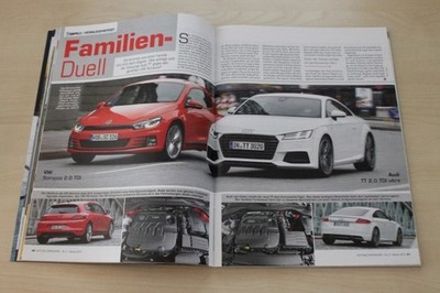 Auto Bild Sportscars 02/2015 Audi TT Coupe 2.0 TDI mit 184PS besser als...?