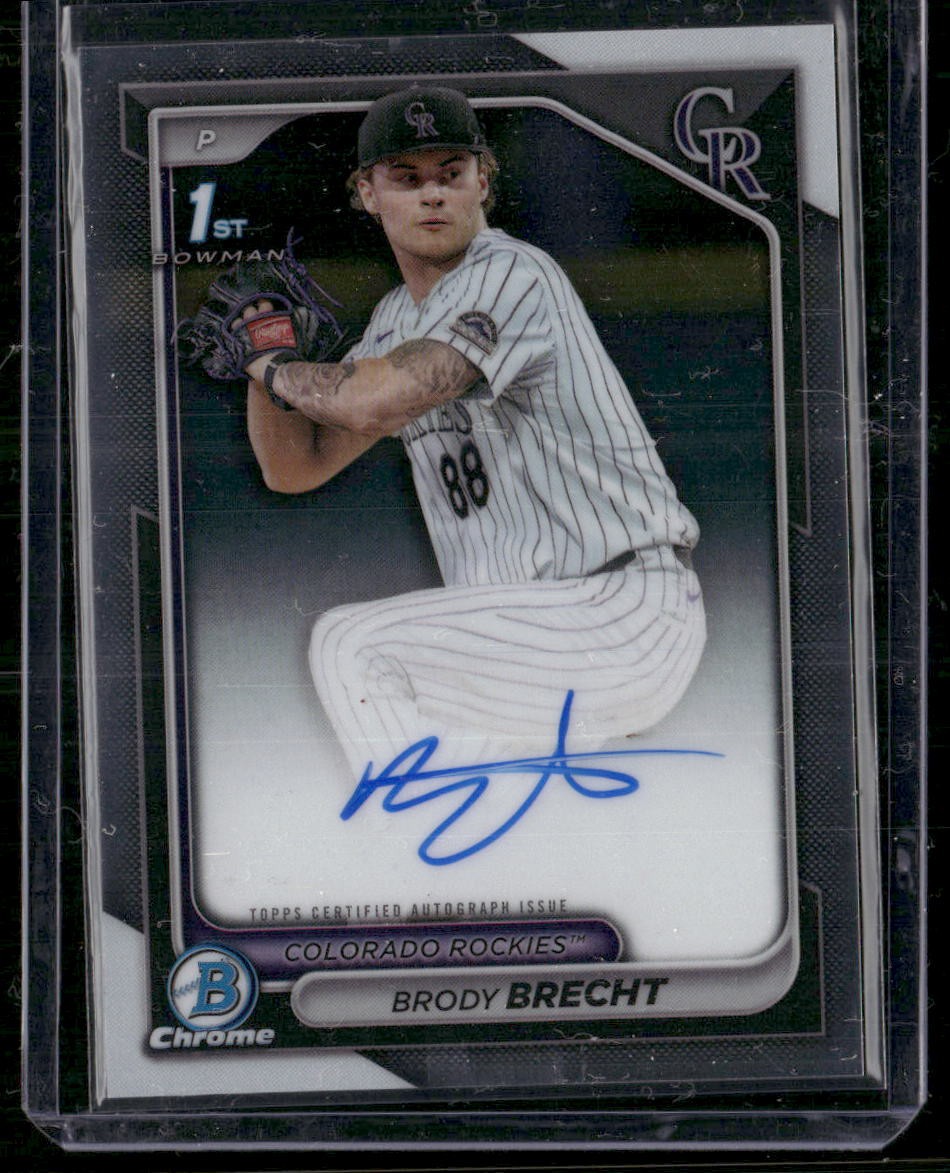 2024 Bowman Draft #CPA-BBR Brody Brecht Chrome Prospect Autographs