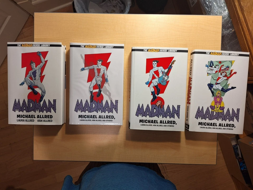 Madman Library Edition Vol 1, 2, 3, 5 Omnibus Hardcovers Mike Allred VGC - Image 2 of 4